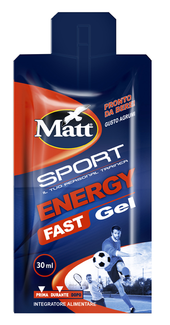 MATT SPORT ENERGY FAST GEL30ML