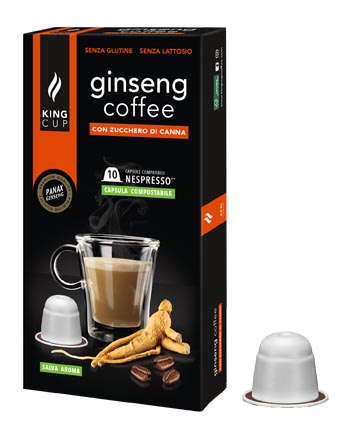 GINSENG COFFEE NESPRESSO 10CPS