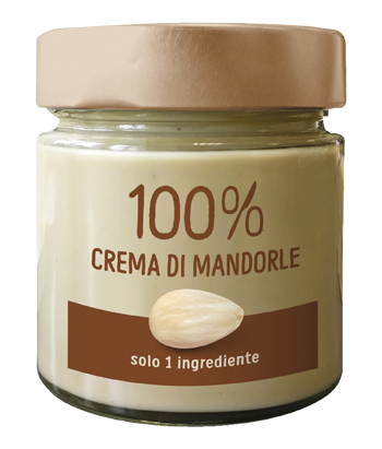 CREMA 100% MANDORLA BIANCA BIO