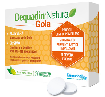 DEQUADIN NATURA GOLA 20CPR