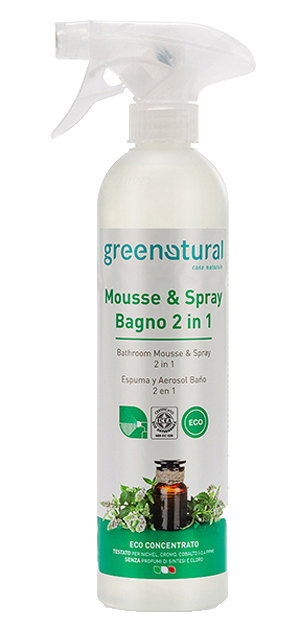 GREENATURAL MOUSSE SPRAY BAGNO