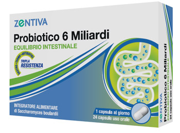 ZENTIVA PROBIOTICO 6MLD 24CPS