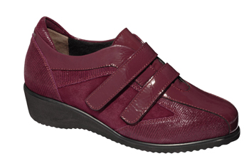 DOREEN STRAP SUEDE+PAT WINE 35 DOREEN STRAP SUEDE+PAT WINE 35
