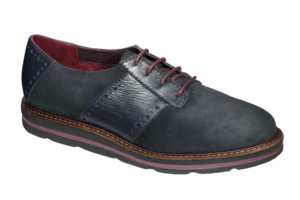 SALEMI SUEDE+LEATHER NAVY BL36