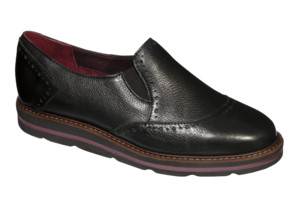 SALANDRA TUMBLED LEA BLACK 35
