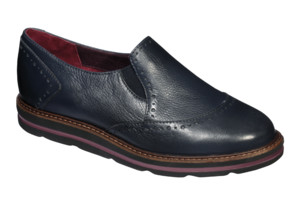 SALANDRA TUMBLED LEA NAVY BL40
