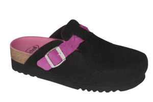 AMIATA BRAID FELT+SUE BLA/FU35