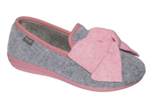 CREAMY SHOE FELT GREY/PINK 35 CREAMY SHOE FELT GREY/PINK 35