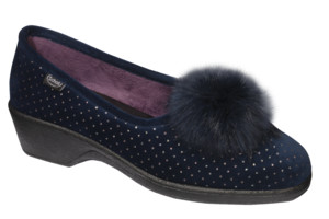 LORELLA GLITTERED VEL NAVY B35 LORELLA GLITTERED VEL NAVY B35