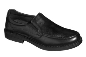 FEDRO SLIP ON LEATHER BLACK 39 FEDRO SLIP ON LEATHER BLACK 39
