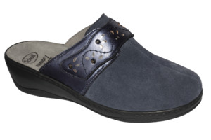 GABRIELLA SUEDE+LAM LEA BLUE35