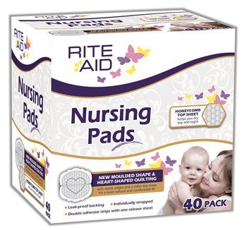 RITE AID NURSING PADS 40PZ