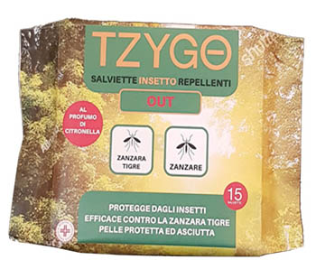 TZYGO OUT SALVIETTE REPELLENTI