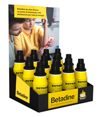 BETADINE ESPO SOL CUTANEA 12PZ