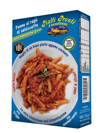 PENNE RAGU' DI SALSICCETTA130G