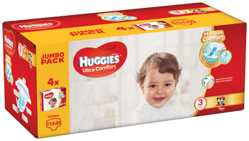 HUGGIES ULTRACOMF JUMBOPACK 3