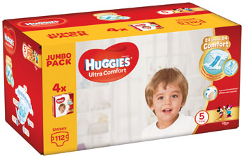 HUGGIES ULTRACOMF JUMBOPACK 5