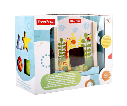 FISHER PRICE CASETTA DI LEGNO