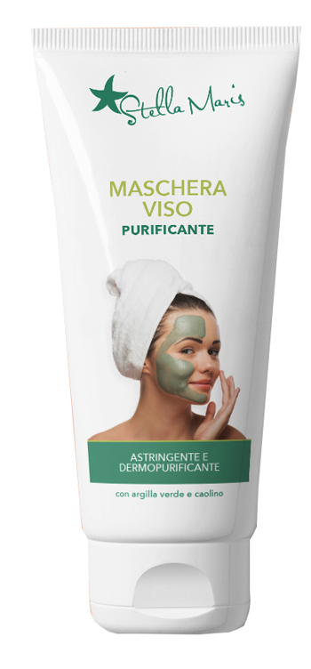 MASCHERA VISO ARGILLA VERDE/BI