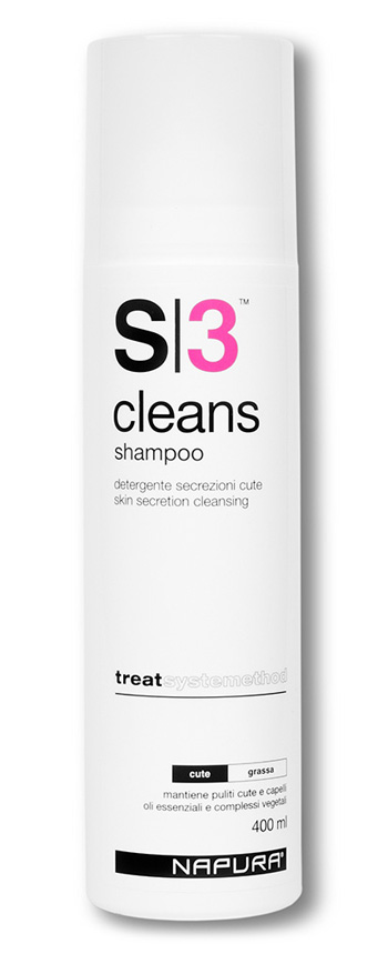 NAPURA S/3 CLEANS SHAMPOO400ML