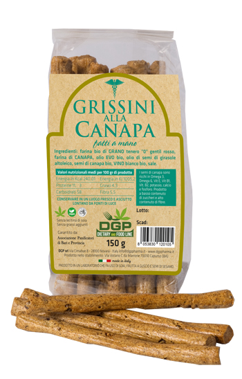 GRISSINI CANAPA 150G