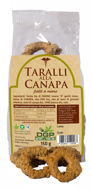 TARALLI CANAPA 150G