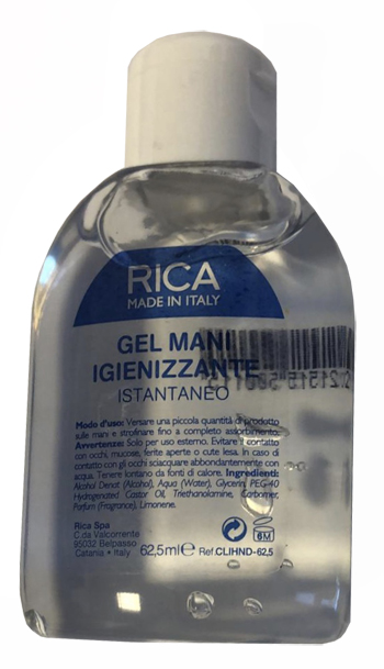 GEL MANI IGIENIZZANTE 62,5ML