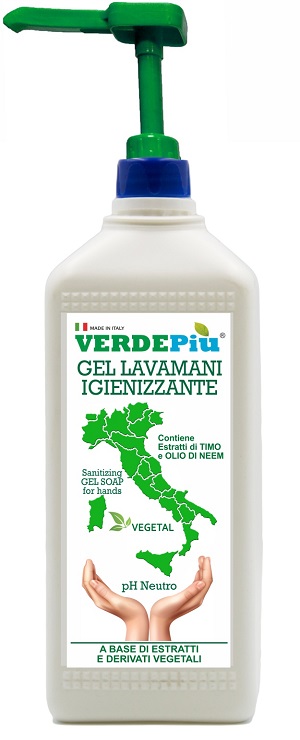 VERDEPIU' GEL LAVAMANI IG 1KG