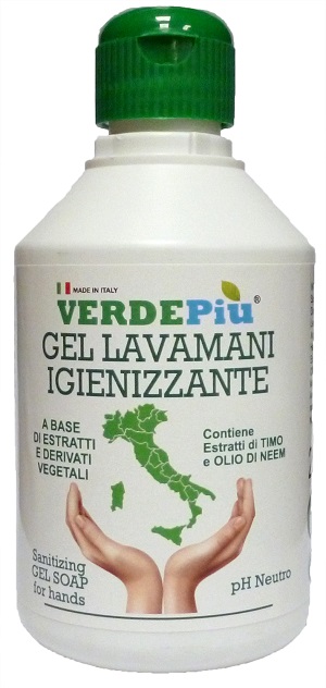 VERDEPIU' GEL LAVAMANI IG 250G