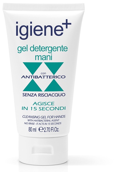 IGIENE+ GEL DET MANI S/RIS80ML