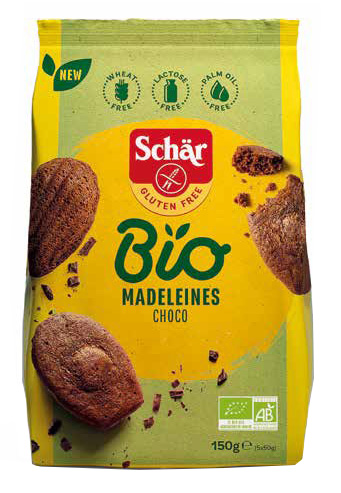 SCHAR BIO MADELEINES CHOCO 5PZ