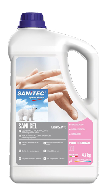 SANITEC SANI GEL ALCOLICO 5L