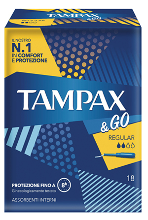 TAMPAX&GO REGULAR 18PZ