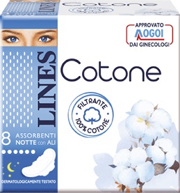 LINES COTONE ULTRA NOTTE 8PZ