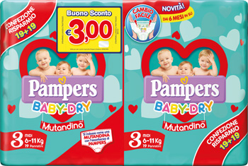 PAMPERS BD MUT DUODWCT MIDI38P