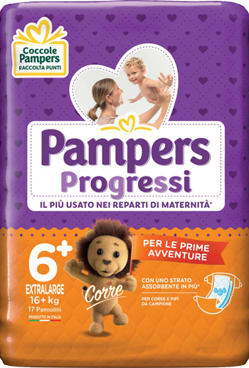 PAMPERS PROGRESSI XL 17PZ