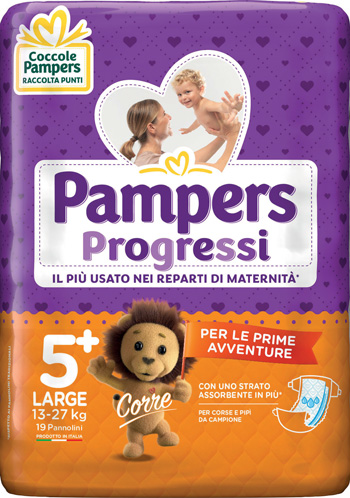 PAMPERS PROGRESSI LARGE 19PZ