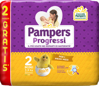 PAMPERS PROGRESSI MINI 30PZ