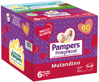 PAMPERS PROG MUT QUAD XL 60PZ