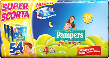 PAMPERS SOLE&LUNA TRIO MAXI 54