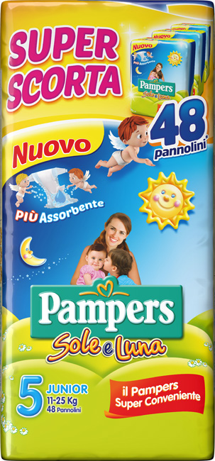 PAMPERS SOLE&LUNA TRIO J 48PZ