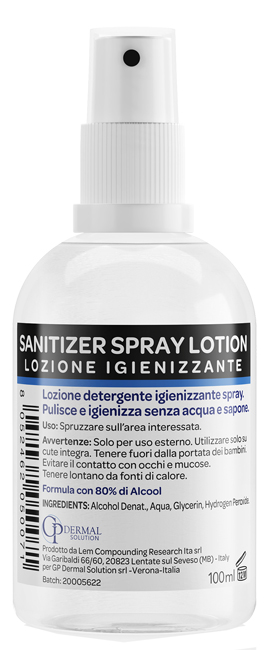 SANITIZER SPRAY LOTION 100ML