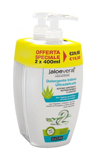 ALOEVERA2 DET INT 2X400ML OFF