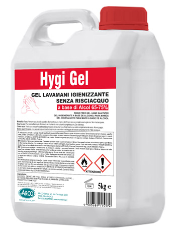 HYGIGEL GEL IGIEN ALCOOL 5L