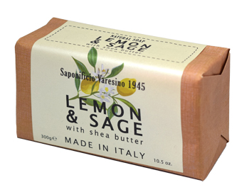 LEMON & SAGE NATURAL SOAP SHEA