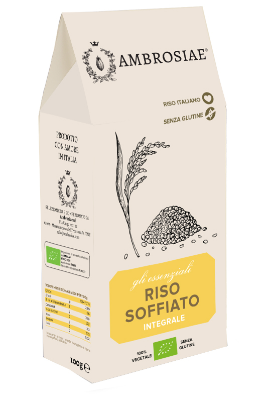 AMBROSIAE RISO SOFFIATO BIO IN