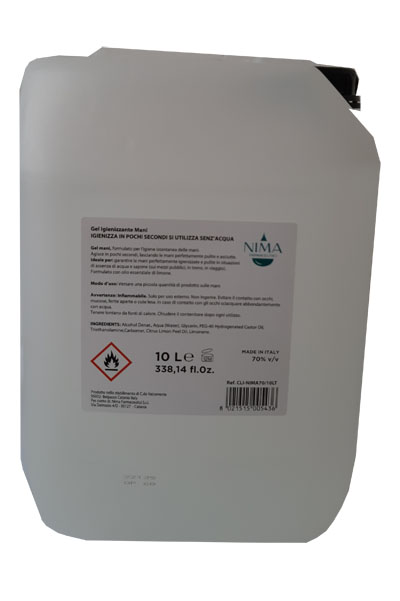 GEL MANI IGIENIZZANTE 10L