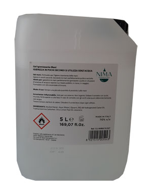 GEL MANI IGIENIZZANTE 5L