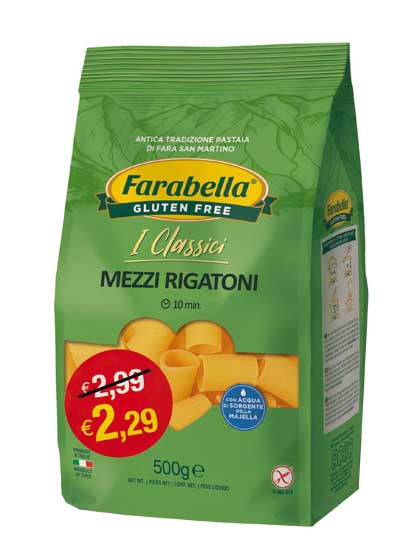 FARABELLA MEZZI RIGAT PROM500G