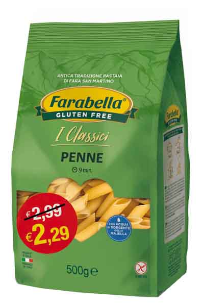 FARABELLA PENNE RIGATE PRO500G